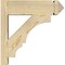 Ekena Millwork Balboa Rough Sawn Arts and Crafts Outlooker, Douglas Fir, 6"W x 18"D x 18"H OUT06X18X18BOA03RDF - alternate 4